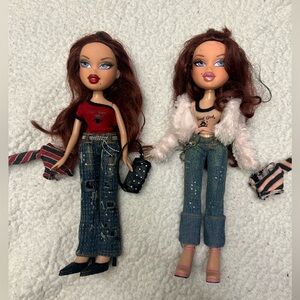 Vintage Bratz Twins Phoebe and Roxxi Dolls First Edition